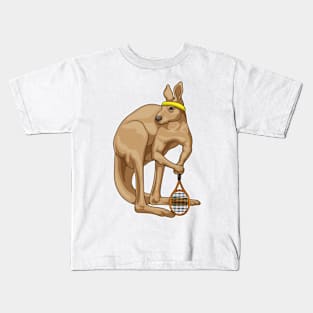 Kangaroo Tennis Tennis racket Kids T-Shirt